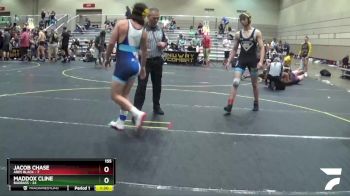 155 lbs Semis & 1st Wrestleback (8 Team) - Maddox Cline, BadBass vs Jacob Chase, Ares Black