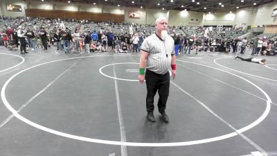 54 lbs Final - Sadee Leffler, Crater Mat Club vs Peyton Bettencourt, Orland Wrestling