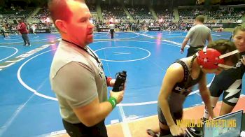 91 lbs Semifinal - Elle Changaris, Iron Horse vs Bella McFall, Legacy Elite Wrestling Club