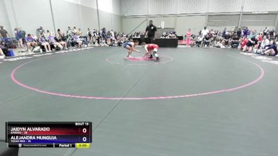 100 lbs Quarters & 1st Wb (16 Team) - Jaidyn Alvarado, Kansas vs Alejandra Munguia, Texas Red