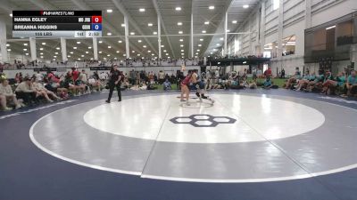 105 lbs Hanna Egley, Missouri vs Breanna Higgins, Georgia
