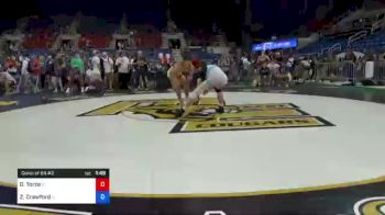 160 lbs Consi Of 64 #2 - Drew Torza, Illinois vs Zackary Crawford, Illinois