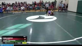 160 lbs Round 2 - Mykell Buchanan, Madison County vs Chris Goering, East Limestone