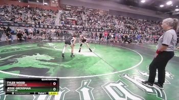 87 lbs Quarterfinal - Tyler Wood, Sandpoint Legacy WC vs Jesse Grossman, Billings WC