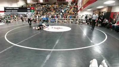 132 lbs Semifinal - Wyatt Mason, Thunder Basin vs Lincoln Young, Rock Springs