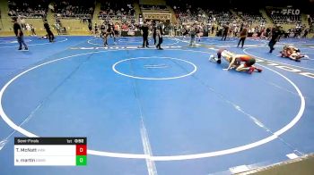 132 lbs Semifinal - Trayden McNatt, HURRICANE WRESTLING ACADEMY vs Valyon Martin, Dawg Wrestling