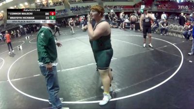 275 lbs 5th Place Match - Connor Malecki, Scottsbluff Wrestling Club vs Braydyn Hickman, Sandhills Thedford Knights