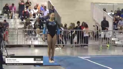 Quinn Kuhl - Floor, Sonshine Gym #342 - 2021 USA Gymnastics Development Program National Championships