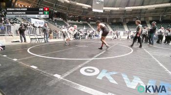 195 lbs 2nd Place - Josiah Faulkner, Lincoln Christian vs Luke Hargrove, Grover Rains Wrestling Club