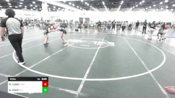 101 lbs 3rd Place - Nevaeh Lopez, Lockjaw WC vs Willow Clark, Falls Academy