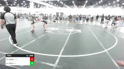 101 lbs 3rd Place - Nevaeh Lopez, Lockjaw WC vs Willow Clark, Falls Academy