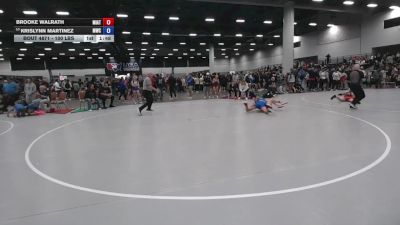 100 lbs Champ. Rd Of 32 - Brooke Walrath, Mission Athletics vs Krislynn Martinez, Maize Wrestling Club