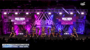 Champion Cheer - Miss Nova [2026 L4 Junior - Flex Day 2] 2026 Aloha Grand Nationals
