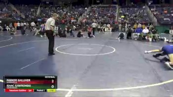 3A 126 lbs Semifinal - Parker Galliher, Statesville vs Isaac Gawronski, Swansboro