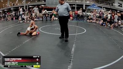 68 lbs Round 4 (8 Team) - Kasen Meloy, Keystone Krush vs Kane Forestiere, Junior Terps