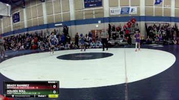 84 lbs Round 1 (4 Team) - Brady Ramirez, Brownsburg Wrestling Club vs Holden Roll, Perry Meridian Wrestling Club