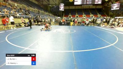 100 lbs 7th Place - Jojo Burke, NJ vs Sean Kenny, NJ