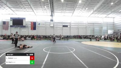 54 lbs Quarterfinal - Liam Baker, Savage House WC vs Braydon Doil, Blackcat WC