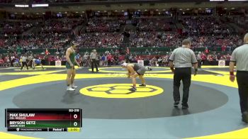 D2-215 lbs Semifinal - Bryson Getz, Akron Svsm vs Max Shulaw, Col. DeSales