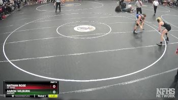 5A 132 lbs Quarterfinal - Aaron Wilburn, Gaffney vs Nathan Rose, St. James