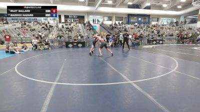 132 lbs Cons. Quarters - Riley Ballard, Daniel Cormier Wrestling Academy vs Maddox Hazard, High Desert Wrestling Club