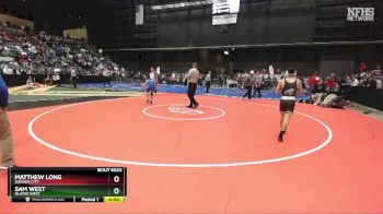 6A - 120 lbs Champ. Round 1 - Matthew Long, Garden City vs Sam West, Olathe West