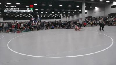 140 lbs Champ. Rd Of 32 - Will Carney, Midwest Regional Training Center vs Luke Hutchinson, Moyer Elite Wrestling