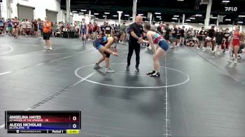 118 lbs Round 2 (8 Team) - Angelina Hayes, U2 Women Of The Uprising vs Alexis Nicholas, 84 Athletes