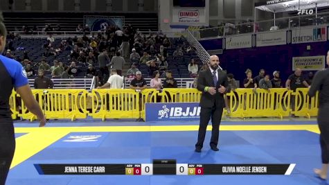Olivia Noelle Jensen vs Jenna Terese Carr 2025 Pan IBJJF Jiu-Jitsu No-Gi Championship