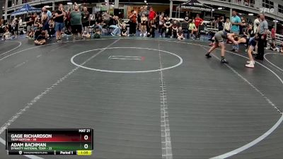 92 lbs Round 4 (8 Team) - Adam Bachman, Dynasty National Team vs Gage Richardson, Team Gotcha