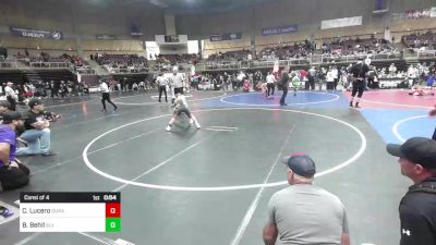 81 lbs Consi Of 4 - Cruz Lucero, Duran Elite vs Brycen Behil, Slv WC