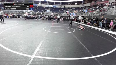45.3-49 lbs Final - Kaisynn Keefhaver, Victory vs Clara Hughes, Moen Wrestling Academy