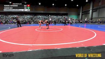126 lbs Consi Of 8 #1 - Manuel Gutierrez, Selma vs Damon May, Kodiak Wrestling
