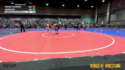 126 lbs Consi Of 8 #1 - Manuel Gutierrez, Selma vs Damon May, Kodiak Wrestling