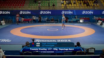 55 kg Repechage - Gagik Ghazaryan, Armenia vs Jon Ramadani, Kosovo
