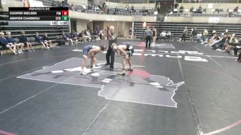 133 lbs Round 3 (6 Team) - Cooper Nielsen, Plainview-Elgin-Millville, MN vs Ashton Charmoli, Saint Francis, MN