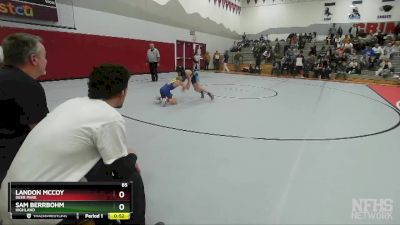 85 lbs Semifinal - Sam Berrbohm, Highland vs Landon McCoy, Deer Park