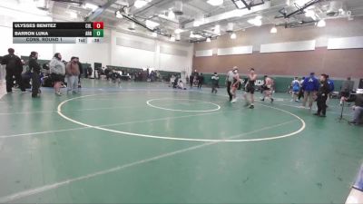 120 lbs Cons. Round 1 - Barron Luna, Arroyo vs Ulysses Benitez, Colton