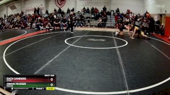 157 lbs Cons. Round 3 - Orion Musser, Meeker vs Zach Sanders, Aztec