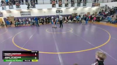 77 lbs Quarterfinal - Will Frank, Shoshoni Junior High School vs Keagan Scott, Worland Middle School