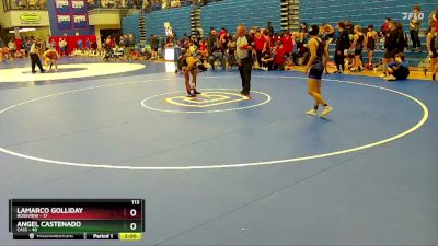 113 lbs Placement (4 Team) - Lamarco Golliday, Rossview vs Angel Castenado, Cass