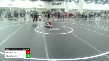 61 lbs 5th Place - Brantley Druffel, Lionheart WC vs Javier Sanchez III, Southwest Stallions WC