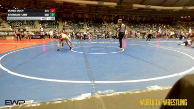 84 lbs Round Of 16 - James Dean, Betterman Elite vs Brennan Hart, Team Donahoe
