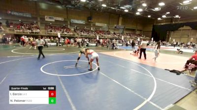 126 lbs Quarterfinal - Isaiah Garcia, La Gente WC vs Noah Palomar, Pueblo County WC