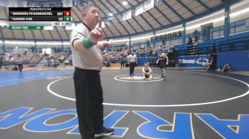 149 lbs Cons. Semi - Kaiden Cue, Carl Albert State vs Brennen Pfannenstiel, Barton
