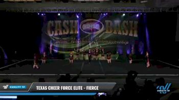 Texas Cheer Force Elite - FIERCE [2021 L3 Junior - D2 - Small Day 2] 2021 ACP Cash Bash Championship