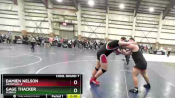 288 lbs Cons. Round 7 - Damien Nelson, Grantsville vs Gage Thacker, Murray