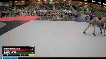 172 lbs Round 3 (4 Team) - Carson Hunsaker, Sprague vs Damien Lopez, Aloha