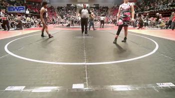 Quarterfinal - Tara Snyder, Skiatook Youth Wrestling vs Josh Gibson, Eufaula Ironheads Wrestling Club