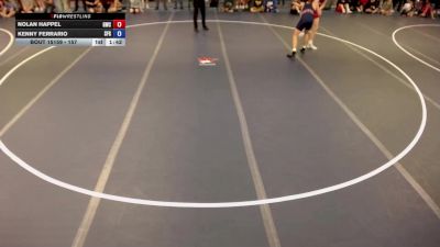 157 lbs Quarters - Nolan Happel, Guerrilla Wrestling Club vs Kenny Ferrario, St. Francis Gladiators